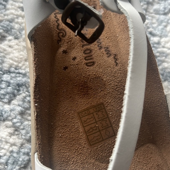 Mousse & Cloud Made in Spain White Sandals Size 38 (size 8) - Picture 3 of 5